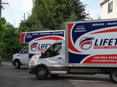 Lifetime Trucks at the warehouse