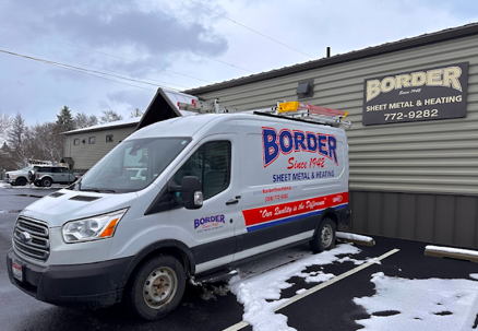 Border van at the office